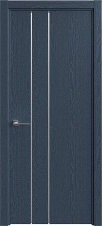 Межкомнатная дверь VISION 44 Структурированная эмаль, (310) Темно-синий ясень, 600/700/800*2000 мм. «Sofia» в Ярославле